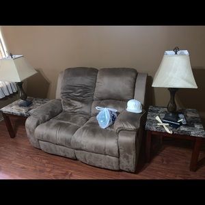 Recliner living room set